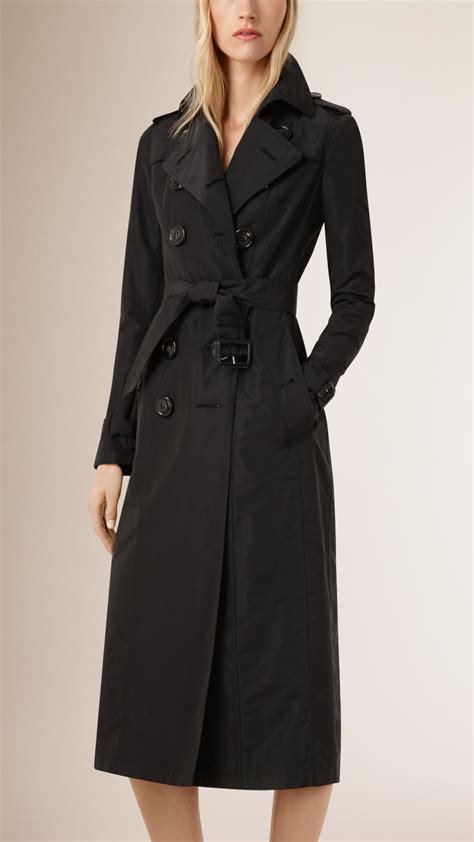 blue and black check burberry coat|black burberry trench coat.